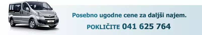 Najem kombija Koper
