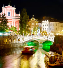 ugodi prevozi z ladjico za skupine po ljubljanici