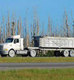Hiter prevoz gradbenega materiala obala