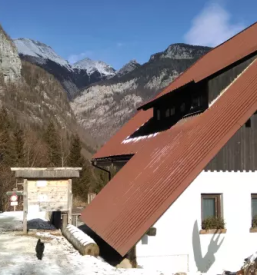 Mountain hut bohinj