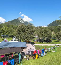 Kamp ob soci bovec