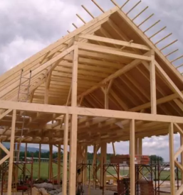 Gradnja skeletne hise slovenija