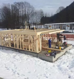 Gradnja skeletne hise slovenija