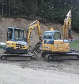 Zemeljska dela z bagrom Selca