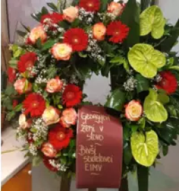 Žalni aranžmaji, venci in ikebane Ljubljana, Črnuče