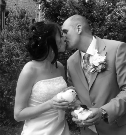 Izpust belih golobov za birmo Slovenija