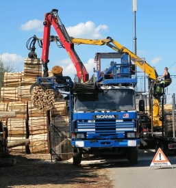 Ugoden prevoz lesa osrednja slovenija