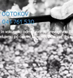 Odmasevanje odtokov ljubljana okolica