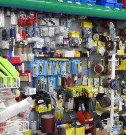 Železnina, bela tehnika in pohištvo