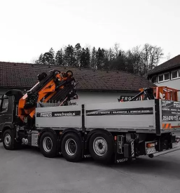 kvalitetna dela s hiab dvigalom