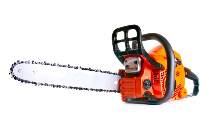 Oranžna motorna žaga