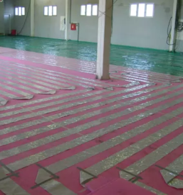 Fußbodenheizung herstellung und montage slowenien