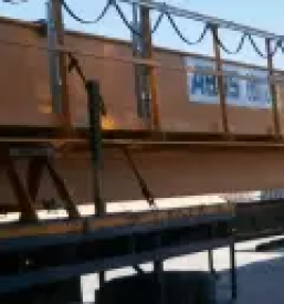 Installation of rack cranes