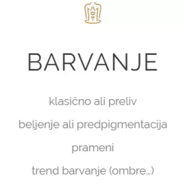 Frizerski salon dolenjska