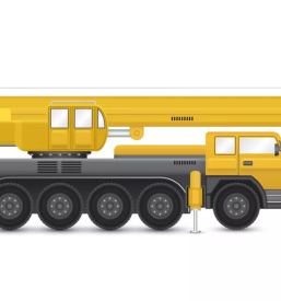 International boom truck transport services Europe