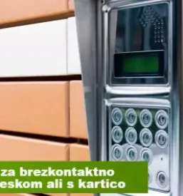 Domofonski sistemi in kontrola pristopa ljubljana