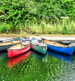 Ugoden rent kanuja na krki
