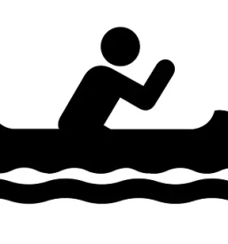 Ugoden rent kanuja na krki