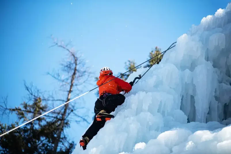 Ledno plezanje Gorenjska