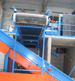 Sorting machinery lines for waste disposal