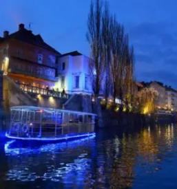 River cruise and boat ride on the ljubljanica river