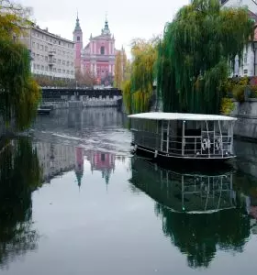 River cruise and boat ride on the ljubljanica river