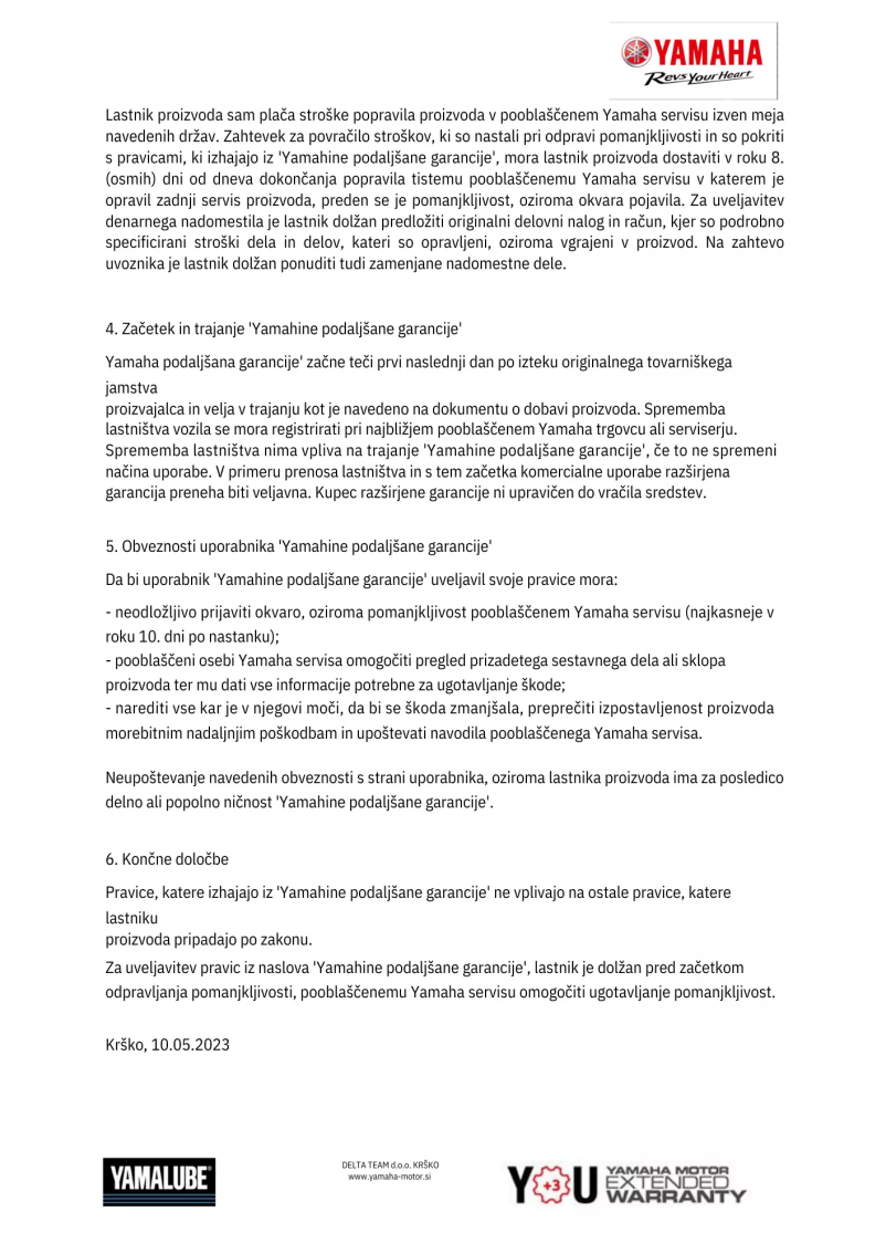 Podaljšana garancija - 4. stran