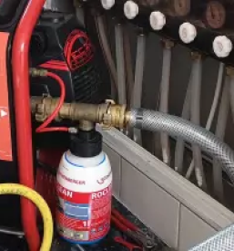 Čiščenje centralne kurjave Koroška