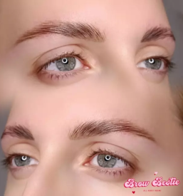 Sencenje obrvi powder brows radovljica gorenjska