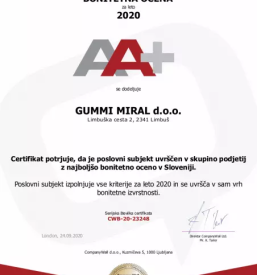 Gumarska tehnologija in gumarski izdelki slovenija