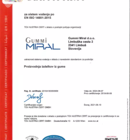 Gumarska tehnologija in gumarski izdelki slovenija