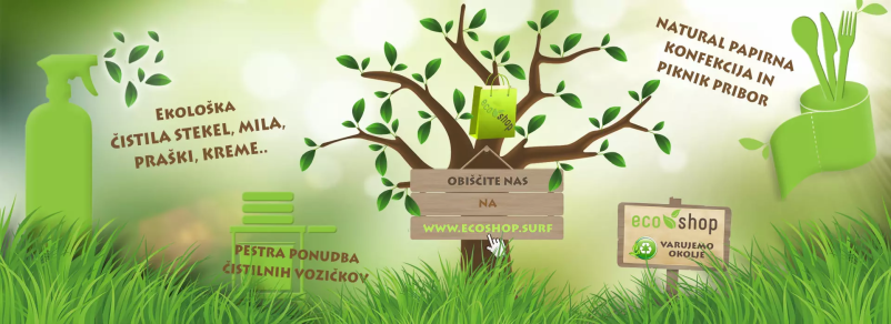 Ekološka čistila, mila, kreme in razkužila Slovenija