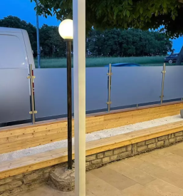 Balkonske steklene ograje ljubljana