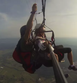 Polet z jadralnim padalom slovenija