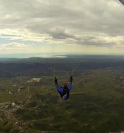 Polet z jadralnim padalom slovenija