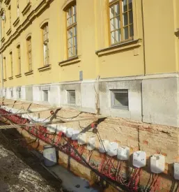 Sanacije in utrditve gradbenih objektov