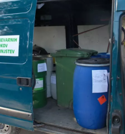 Zbiranje in predelava odpadkov Slovenija