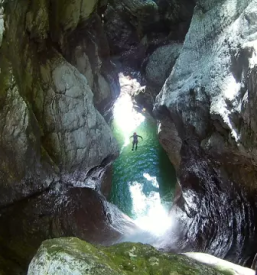 Ugoden kanjoning bovec