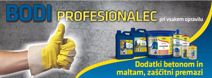 Prodaja tehničnih sprejev in dodatkov za beton in malto v Sloveniji