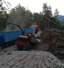 Prodaja lesnih sekancev kobarid