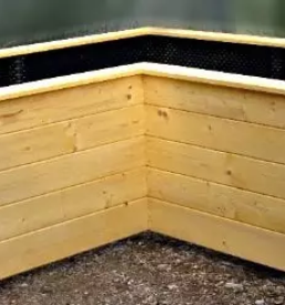 Visoke lesene grede za vrt in teraso slvoenija