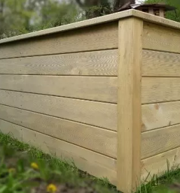 Visoke lesene grede za vrt in teraso slvoenija