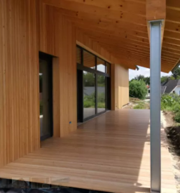 Lesene fasade in nadstreski podravska