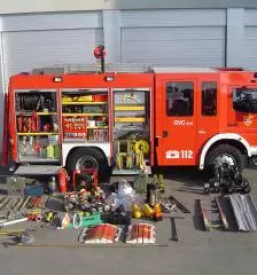 Gasilska enota z vozilom Nova Gorica