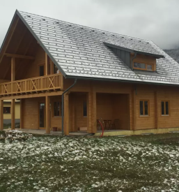 Postavitev brunarice Gorenjska