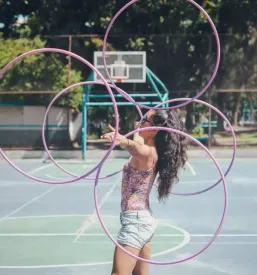 Hula hoop tecaji plesa primorska