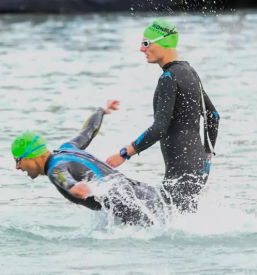 Kvaliteten trening triatlona obala