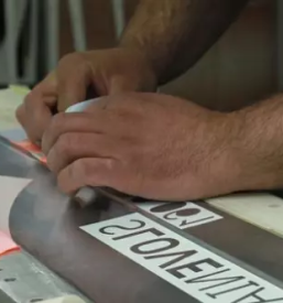 Production of model airplanes of carbon slovenia