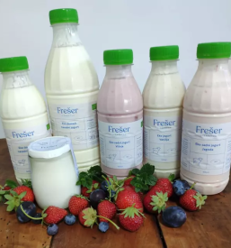 Domace kozje mleko in kozji sir fram