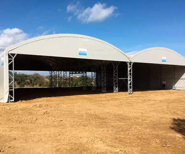 Hitra montaža industrijskih šotorov Koper, Slovenija